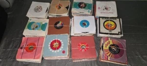 45 Record Lot 275+ DJ Promos, Rock Country R&B Classics with Sleeves - Picture 1 of 3