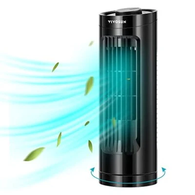 13'' Tower Fan, Bladeless Desk Fan  - Image 1 of 3
