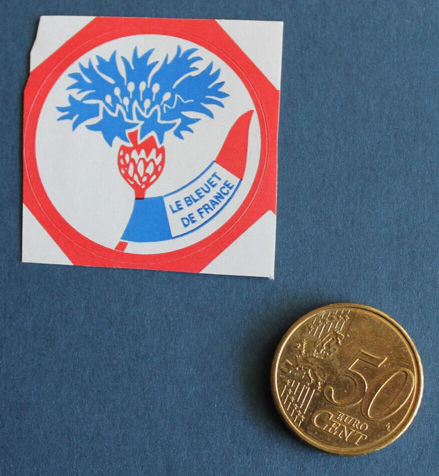 Autocollant / Sticker - Le bleuet de France - Photo 1/1