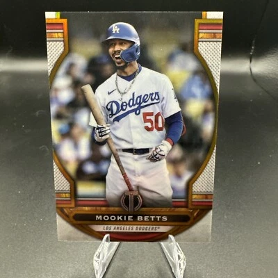 2023 Topps Tribute - #45 Mookie Betts Dodgers 07/75 - Image 1 of 3