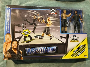 JUEGO DE ANILLO WWE WRESTLEMANIA REINADOS ROMANOS BROCK LESNAR SEDE PPV - Imagen 1 de 7