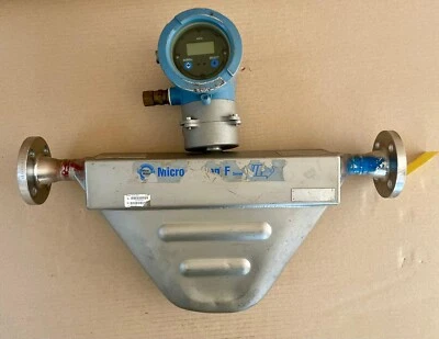 Micro Motion F100S128CCAZEZZZZ F100 Mass Flow Sensor 1" #Not Tested - Image 1 of 4