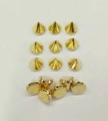 borchie 150 pz borchie sfuse 10mm con buco da cucire per scarpe borse jeans - Immagine 1 di 2