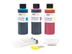 Hyrax Trading Premium Tri-Color Cartridge Ink Refill Kit for HP 22/28/57 118mL - Picture 1 of 1