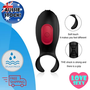 Love Sexy NEW Shell Male Penis Electric Masturbator Vibrating Adult Sex Toys - Picture 1 of 1