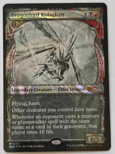 MTG Secret Lair Dragonlord Kolaghan #1269 -SLD March of the Machines Vol 2 Halo - Picture 1 of 4