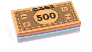Spielzeug Geld Rollen Ladenkasse 2025 Original Monopoly Kinder Play Tasche Noten - Bild 1 von 2