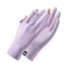 Anti Ultraviolet Touch Screen Gloves Ice Silk Riding Gloves  Women Men