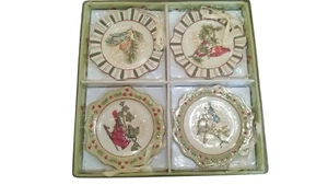 NEU MWW Market WINTER SINGBIRDS 4,5" Mini-Teller-Set 4-teilig Kardinal Weihnachten neuwertig - Bild 1 von 6