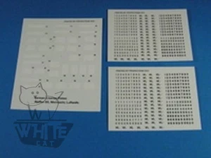 Reality in Scale 1:35 Luftwaffe Lic. Plates without Frames Numbers Dec. A35041* - Imagen 1 de 1