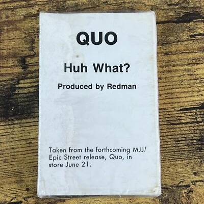 Quo – Huh What? 1994 Redman Single New Cardboard Sleeve PROMO - Image 1 of 4
