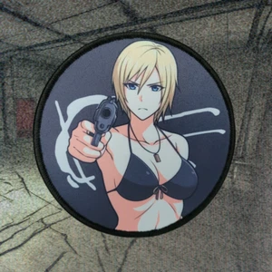 Aya Brea Parasite Eve NYPD Resident Evil military morale airsoft anime patch - Picture 1 of 2