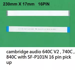 Cable Flexi Ribbon 16 pines 20 cm 23 cm para reproductor de CD - Imagen 1 de 3