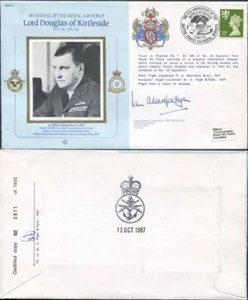 CMD10a RAF COMMANDERS SERIES Lord Douglas signed Gp Capt Macfadyen (B) - Picture 1 of 1