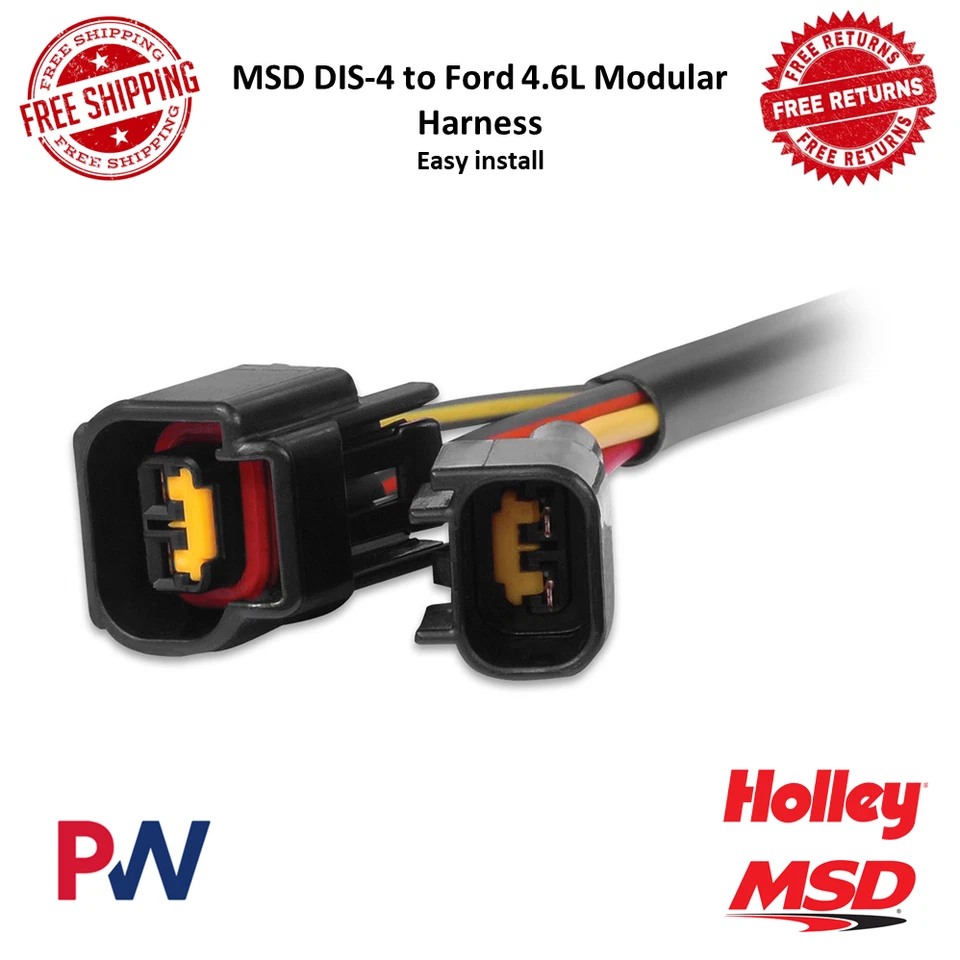 MSD Easy Install Wiring Harness For DIS-4 to Ford 4.6 Modular Engine #88813 - Image 1 of 4