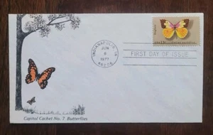 US FDC # 1714 Butterflies Dogface 1977. - Picture 1 of 6
