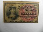 10 Cents Fractional Currency Old Us Paper Money #2