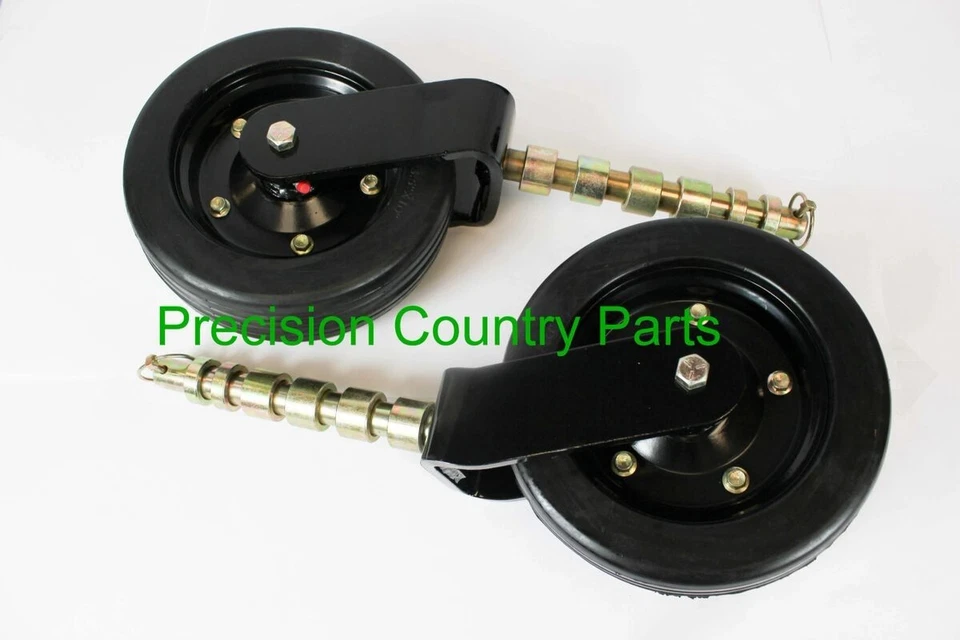 Conjunto de rueda cortacésped Bush Hog de 10" acabado moldeado sólido con rodamientos de agujas paquete de 2 Foto 1 de 1