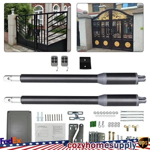 Kit apricancello doppio automatico resistente DC 24V adatto per recinzioni cancelli carrabili - Foto 1 di 20