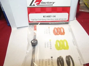 K Factory Push Type Clutch Spring Black 1pc k149714 - Picture 1 of 5