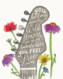 Cita Vida Inspiradora Familia Amor 100% Algodón Lona Artes de la Pared Decoración del Hogar - Imagen 1 de 1