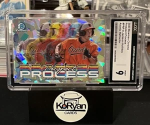 2023 Bowman Chrome Process Atomic Refractor Jackson Holliday Rc CGC CSG 9 /150 - Picture 1 of 2