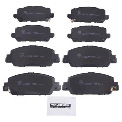 Juego de 8 pastillas de freno delanteras + traseras de cerámica para Honda HR-V 2016-2022 D1654 D1841 Foto 1 de 4
