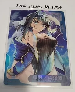 Ouro Kronii Hololive SSR Senpai Goddess Haven Waifu Card Girl Holo Doujin - Picture 1 of 2