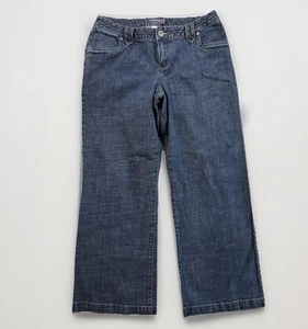 Pantalón de mezclilla Venezia para mujer talla (34x31) corte bota azul lavado oscuro tiro medio - Imagen 1 de 10