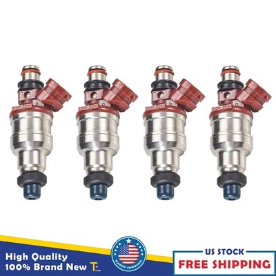 Inyectores de combustible 4 piezas para camioneta Toyota 4Runner 89-95 T100 22RE 2,4 L 23250-35040 Foto 1 de 4