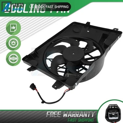 Radiator Cooling Fan Assembly For 2003-2005 Frod Lincoln Town Car Meycury 4.6L - Image 1 of 4