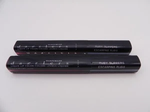 2x Avon Glazewear Dazzlers RUBY HAUSSCHUHE flüssige Lippenfarbe Neu NOS - Bild 1 von 5