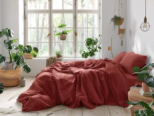 Redwood Cotton Duvet Cover Set Soft Breathable Bedding King Queen Twin All Sizes - Picture 1 of 7