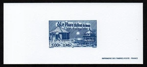 FRANCE, SCOTT # 2749, YEAR 2000 PROOF CARD ESSAY - RECONSTRUCTION OF LIGHTHOUSES - Picture 1 of 1