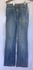 Apple Bottom Jeans Womens Size 2 Blue Stretch Embroidered Y2K Boot Leg - Bild 1 von 8