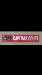 Old School 2001 Washington Capitals 4" x 20" Plastic Street Sign NHL - Picture 1 of 1