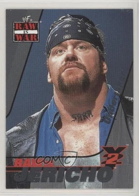2001 Fleer WWF Raw is War Chris Jericho Undertaker #7RJ Rookie RC - Image 1 of 2