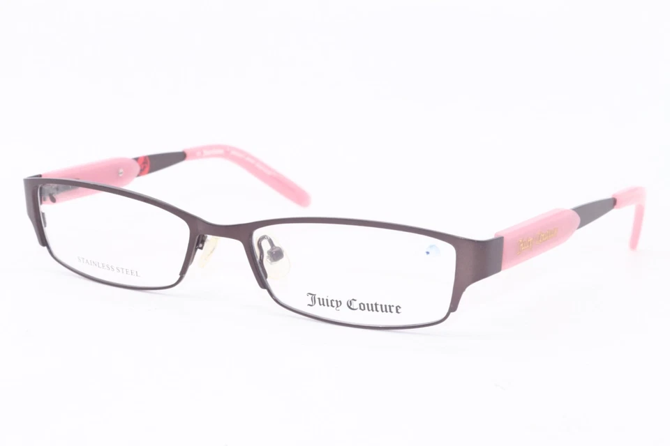 NEW JUICY COUTURE JU100 0JFL BROWN PINK AUTHENTIC DESIGNER EYEGLASSES 52-16 - Image 1 of 4