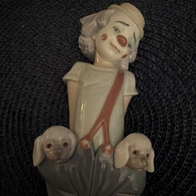 Lladro Little Pals Clown with Puppies Figurine - Image 1 of 4