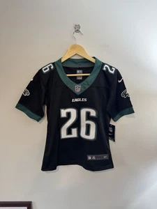 Youth Philadelphia Eagles NFL Jersey, #26 Saquon Barkley, Black Alt, Sz S, NWT - Picture 1 of 10