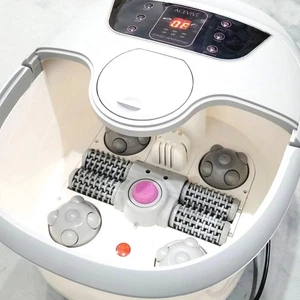 Heated Foot Spa Massager – Bubbles, Adjustable Temperature, Pedicure Soothing - Picture 1 of 8