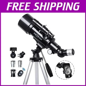 70mm Aperture 500mm Refractor Telescope for Kids & Adults - Stargazing Made Easy - Picture 1 of 9