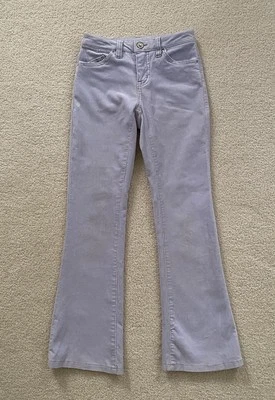 Limited Too VTG Y2K ~ Girls Lavender Bling Rhinestone Corduroy Pants Size 8 Slim - Image 1 of 4