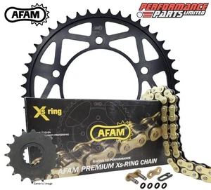 Gas Gas MC250F 21-23 AFAM XRR Gold X-Ring Chain and SLK Sprocket Kit - Picture 1 of 7