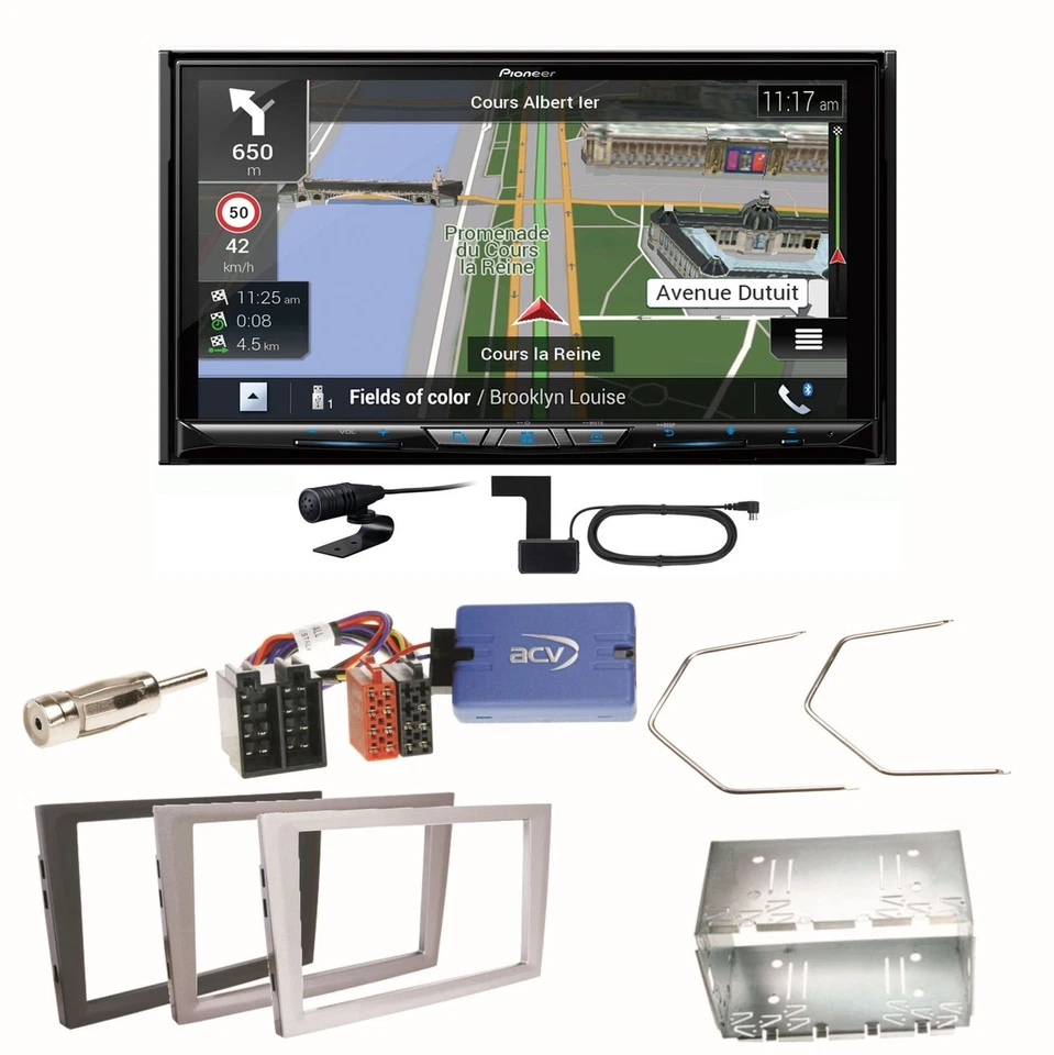 Pioneer AVIC-Z930DAB Navigation Einbauset für Opel Omega B Meriva A Agila Vivaro - Bild 1 von 1