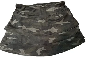 Athleta Girls L12 Camo Swing Skort  Charcoal Lux Print - Picture 1 of 12