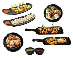 Melamine Unbreakable Serving Dessert and Snacks Platter (Combo Pack of 8) - Picture 1 of 7