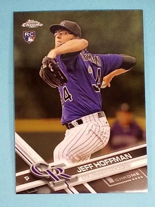 2017 Topps Chrome RC Jeff Hoffman Colorado Rockies #70 ⚾ - Picture 1 of 2