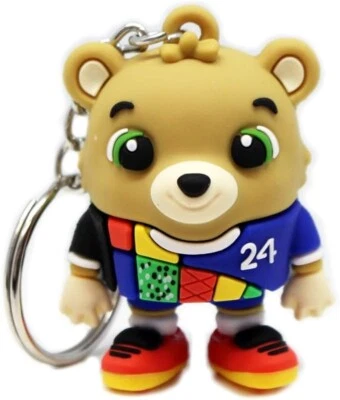 UEFA Euro 2024 - Maskottchen Albärt - Soft Schlüsselanhänger 5 cm
