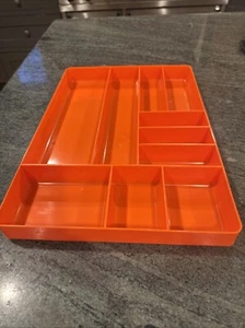 Snap On kad16x10or 10 compartment drawer organizer 16x11x1-1/4” orange - Bild 1 von 4